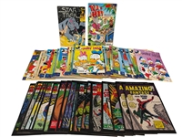 Group of Foreign Comic Books; Spiderman, W. Disney, Tom & Jerry, Star Trek