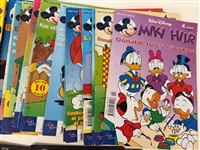 Group of Foreign Comic Books; Spiderman, W. Disney, Tom & Jerry, Star Trek