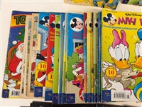 Group of Foreign Comic Books; Spiderman, W. Disney, Tom & Jerry, Star Trek