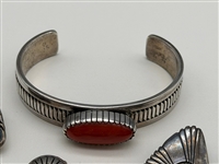 Group of Southwest Navajo Sterling Silver Jewelry