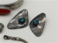 Group of Southwest Navajo Sterling Silver Jewelry