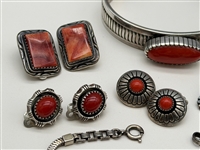 Group of Southwest Navajo Sterling Silver Jewelry