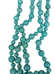 (3) Chunky Turquoise Bead Necklaces 