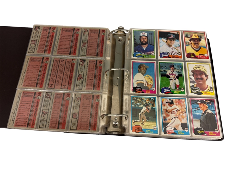 1981 Topps Baseball Complete Set NM-M in Binder