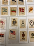 (17) 1956 Topps President Cards, (41) Flag & Battalion Silks