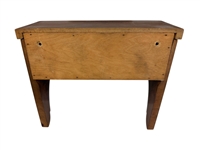 One Drawer Tiger Maple Front Wall Sconce Shelf
