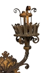 Pair of Heavy Iron Wall Sconces
