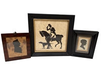 (3) Framed Silhouettes 