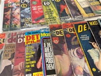 Large Group of 1930's True Detective Magazines