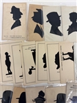 Large Group of Silhouette Postcards
