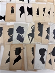 Large Group of Silhouette Postcards