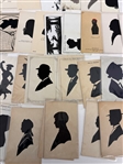 Large Group of Silhouette Postcards