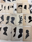 Large Group of Silhouette Postcards