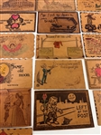 (33) Leather Postcards