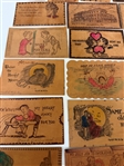 (33) Leather Postcards