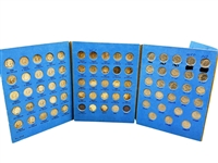 Group of (3) Dime Coin Albums, Many Silver Dimes