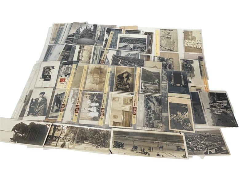 (181) Real Photo Postcards Including (3) W.L. Coursen Daytona, FL Long Cards