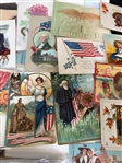 150+ Vintage Border, Borderless, Holiday, Thanksgiving, Fourth of July, Christmas Postcards