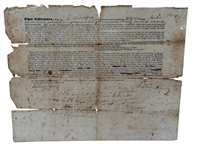 1839 Deed for Land Document From Native American Tribes