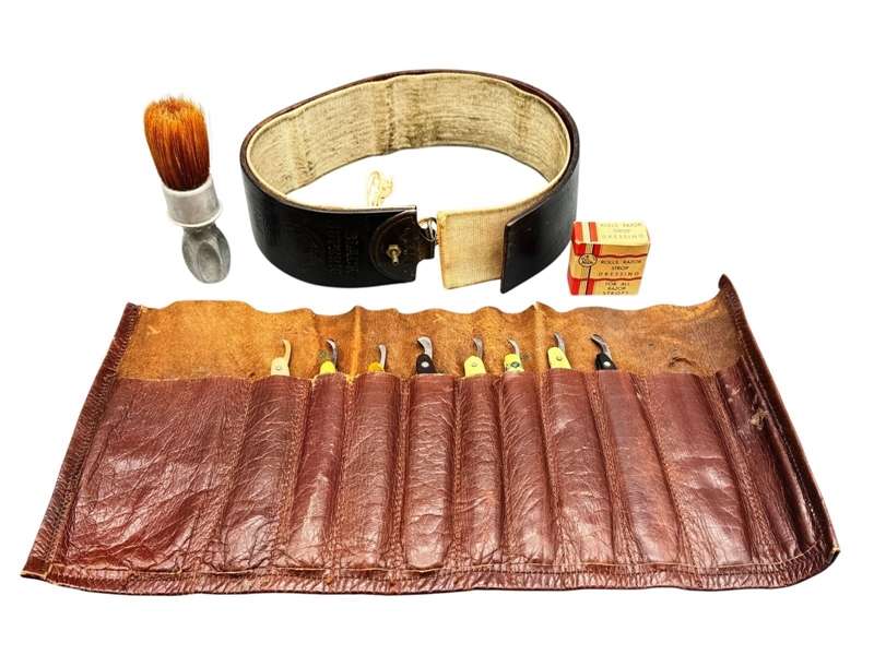Vintage Shaving & Straight Razor Group 