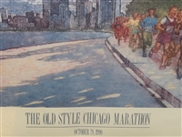 The Old Style Chicago Marathon Poster 1990