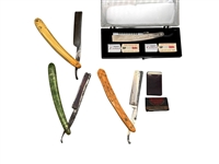 Group of Vintage Straight Razors 