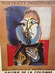 Pablo Picasso Exhibition Poster Portraits Imaginaires Galleria de la Colombe 1977