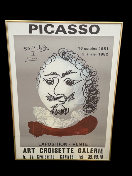 After Pablo Picasso Exhibition Poster "Portraits Imaginaires"