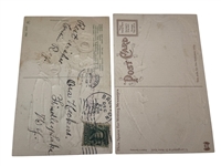 (2) Black Americana Vintage Postcards