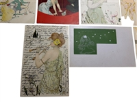 (11) Raphael Kirchner and Others Art Nouveau Postcards