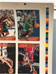 1996-1997 Topps Uncut Basketball Card Sheet Kobe Bryant Rookie Card