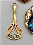 (5) 14k Gold Pendants