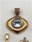 (5) 14k Gold Pendants