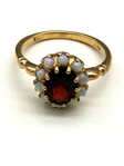 (5) 10k Gold Rings With Gemstones