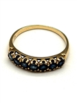 (5) 10k Gold Rings With Gemstones