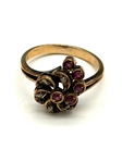 (5) 10k Gold Rings With Gemstones