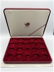 1988 Seoul Olympic Games Red Presentation Coin Case Empty