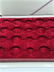 1988 Seoul Olympic Games Red Presentation Coin Case Empty