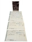 Civil War Cabinet Card Photograph & (4) Freight Railroad Receipts for Musket Transportation