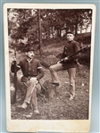 Civil War Cabinet Card Photograph & (4) Freight Railroad Receipts for Musket Transportation