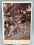 Civil War Cabinet Card Photograph & (4) Freight Railroad Receipts for Musket Transportation