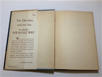 Old Man and the Sea by Ernest Hemingway 1952 First Edition, First Issue With Unclipped Dust Jacket