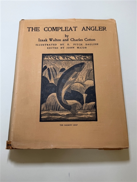 "The Compleat Angler" by Izaak Walton & Charles Cotton 1927 Reprint with Dust Jacket
