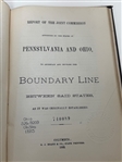 PA & Ohio to Ascertain Boundary Line 1883 First Edition 