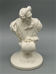 (4) 18th Century F.A. Bustelli Nymphenburg Porcelain White Busts 