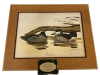 John Ruthven Lithograph "Ruddy Ducks"