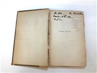 Three Plays Robert Louis Stevenson 1892 Signed and Inscribed by Stevenson