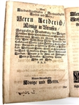 Teutscher Regierungs und Ehren Spiegel by Johann Fregitser 1703 First Edition