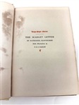 Nathaniel Hawthorne Scarlet Letter Limited Edition 186/200 1892 With Dust Jacket