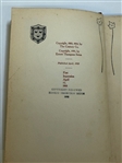 Ernest Seton Thompson Woodmyth and Fable First Edition 1905 Inscribed by the Author